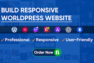 build wordpress business website of any niche or type construction medical gym