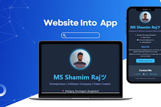 convert your website to app for android