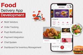 develop multi vendors food delivery app like uber eats, doordash