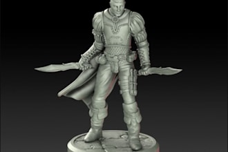 carve 3d warhammer 40k model,3d figurine sculpture,3d caliber model for printing