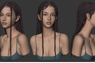 do realistic 3d character modelling 3d metahuman character unreal engine daz3