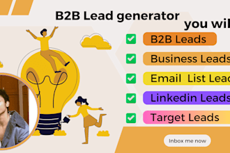 build a verified  email list for b2b lead generation