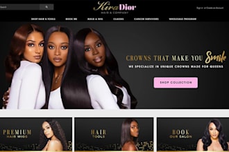 design hair extension shopify store hair extension shopify website hair website