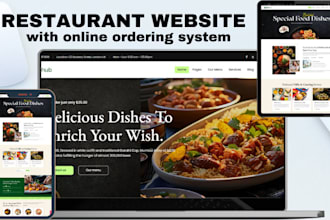 restaurant wordpress website with online food ordering system