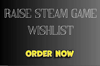 do steam game promotion booster to drive 50k wishlist with curators