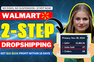 manage walmart 2 step dropshipping, walmart dropshipping VA