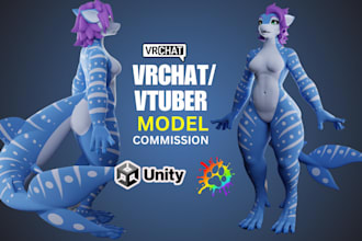 do detailed vrchat avatar, nsfw furry model, vtuber character, animaze, vseeface