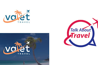 do modern travel, hotel and adventure outdoor logo design