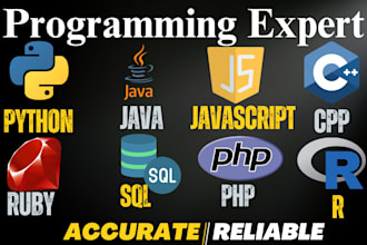 be your python, java, php, sql cpp and javascript expert programmer