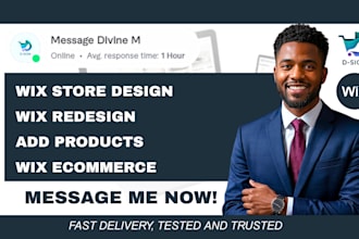 do wix ecommerce website add product design redesign store on page technical SEO