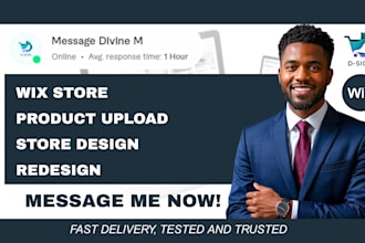 wix store setup product upload design revamp mobile optimization SEO speed fix