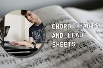 create professional chord charts or lead sheets of any song