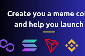 create crypto meme coins or token on bsc or polygon