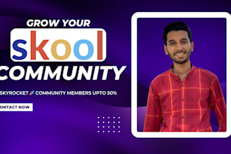 run social media ads for skool community