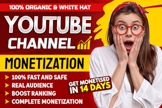 do youtube promotion for monetization organically