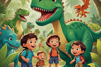 illustrate children story book illustration and children story book illustration