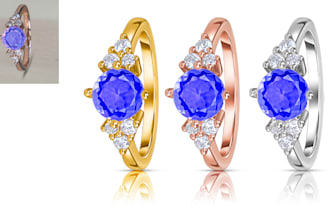 do professional jewelry photo retouching like 3d quality