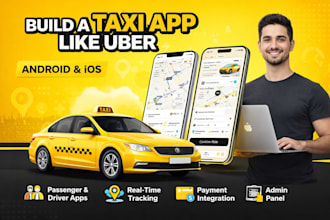 build a taxi app like uber with driver and passenger apps