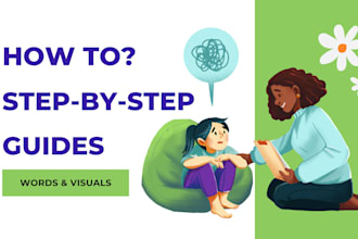 write how to articles and step by step guides