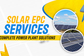 provide epc services for solar power plant development