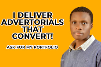 write a high converting advertorial landing page that sells