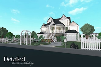 build or decorate a house on bloxburg