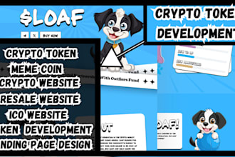 crypto presale website, ico, meme coin, presale dapp, smart contract integration