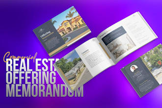 design professional commercial real estate om, brochure, offering memorandum