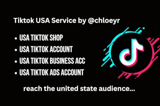 usa tiktok account tik tok account usa tiktok shop usa tiktok ads account