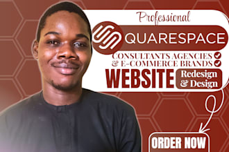 agency website development squarespace ecommerce store redesign landing page seo