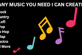 create custom ai generated songs and music for any project