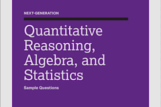 do research on statistics,algebra,quantitative reasoning and geometry