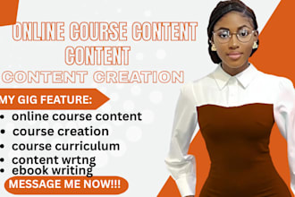 do online course content course creation online course