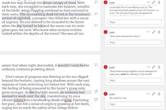 proofread, line edit, and give detailed feedback on your story writing