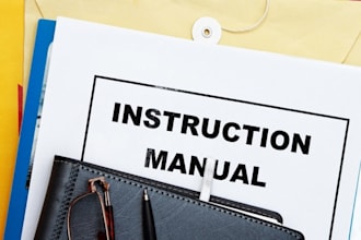 draw any user manual, instruction manual diagram sketch and product illustration