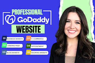 build godaddy website, design godaddy website, redesign godaddy website, godaddy