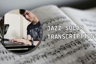 transcribe jazz solos of any instrument