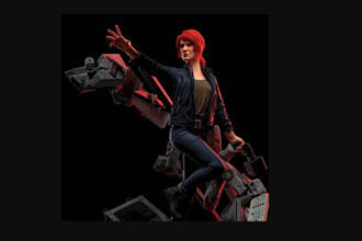 sculpt 3d bjd miniature figure, 3d action figure 3d cosplay creation 3d printing