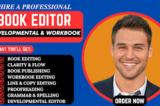 proofread, developmental edit, format workbook, fiction, memoir, nonfiction book