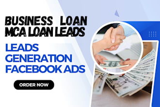 generate highly converting business loan lead mca leads business loan website