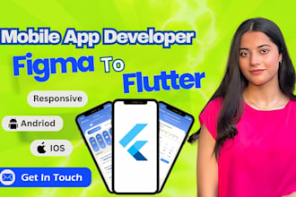 do figma to flutter, mobile app development,android developer, flutter developer