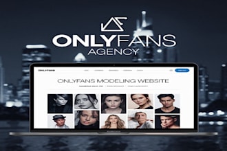 create onlyfans agency website, onlyfans management website, modeling website