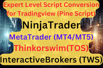 do script conversion pine script ninjatrader thinkorswim mt4 mt5 ibkr