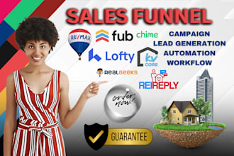 set up, manage real estate website CRM lofty, kvcore, follow up boss, boldtrail