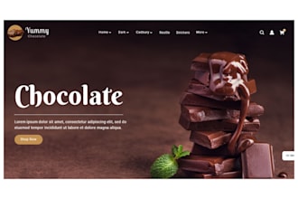 design artisanal chocolates shopify store bakery cookies store chocolate website