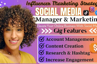 be your social media marketing manager for your business