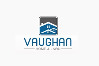 make helpful classic landscape and home firm logo