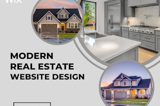 design,redesign wix website for real estate agents and brokers wix studio,editor