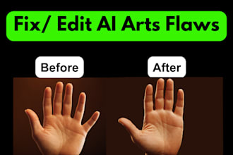 edit your ai generated images, fix ai art flaws