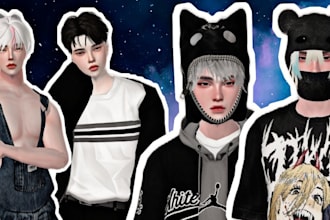upload, edit, dps and create your vrchat avatar, furry vrchat, vrc character